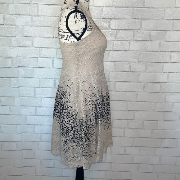 Free People Flocked Velvet Lace dress - Picture 4 of 13